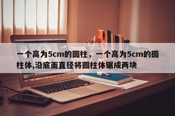 一个高为5cm的圆柱，一个高为5cm的圆柱体,沿底面直径将圆柱体锯成两块-第1张图片-千儒阁