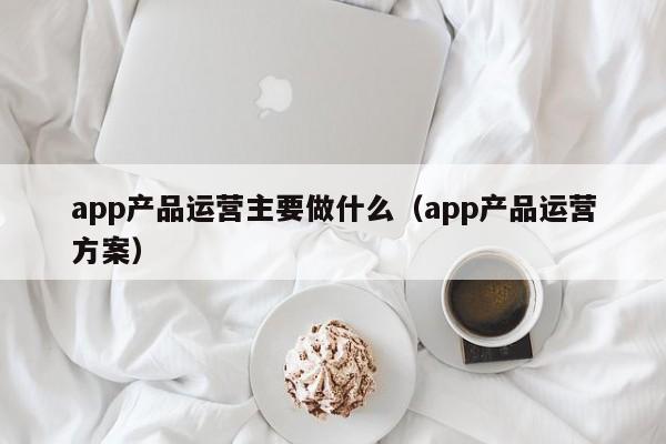 app产品运营主要做什么（app产品运营方案）-第1张图片-千儒阁