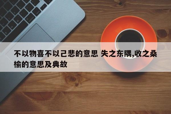 不以物喜不以己悲的意思 失之东隅,收之桑榆的意思及典故-第1张图片-千儒阁