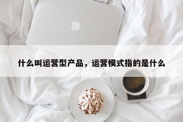 什么叫运营型产品，运营模式指的是什么-第1张图片-千儒阁