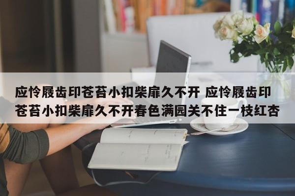 应怜屐齿印苍苔小扣柴扉久不开 应怜屐齿印苍苔小扣柴扉久不开春色满园关不住一枝红杏-第1张图片-千儒阁