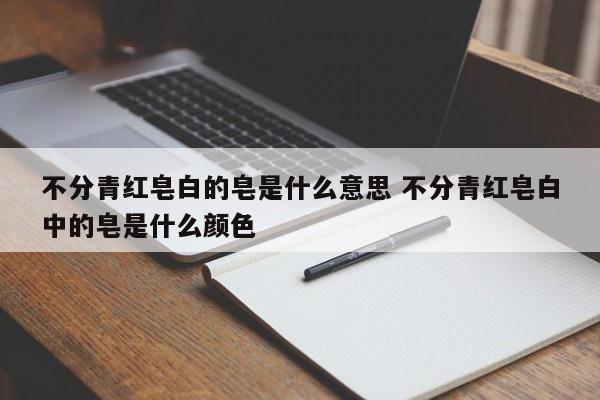 不分青红皂白的皂是什么意思 不分青红皂白中的皂是什么颜色-第1张图片-千儒阁