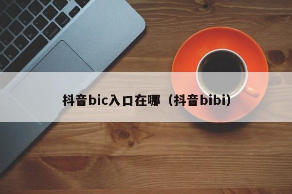 抖音bic入口在哪（抖音bibi）-第1张图片-千儒阁