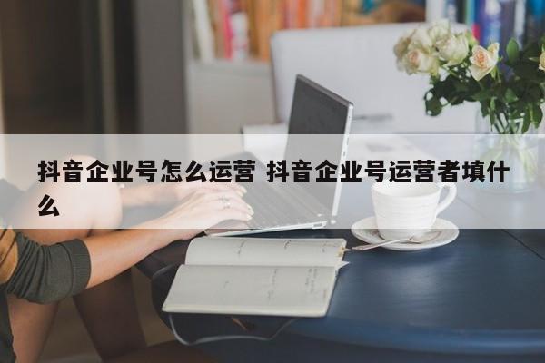 抖音企业号怎么运营 抖音企业号运营者填什么-第1张图片-千儒阁