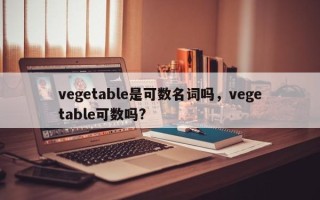 vegetable是可数名词吗，vegetable可数吗?