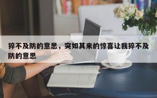 猝不及防的意思，突如其来的惊喜让我猝不及防的意思