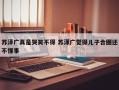 苏泽广真是哭笑不得 苏泽广觉得儿子合图还不懂事