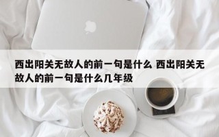 西出阳关无故人的前一句是什么 西出阳关无故人的前一句是什么几年级