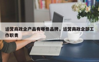 运营商政企产品有哪些品牌，运营商政企部工作职责