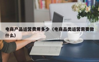 电商产品运营费用多少（电商品类运营需要做什么）