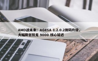 AMD战未来：AGESA 1.2.0.2微码升级，大幅降低锐龙 9000 核心延迟