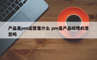 产品是pm运营是什么 pm是产品经理的意思吗