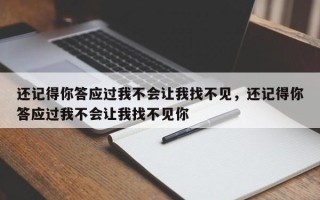 还记得你答应过我不会让我找不见，还记得你答应过我不会让我找不见你