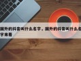 国外的抖音叫什么名字，国外的抖音叫什么名字来着