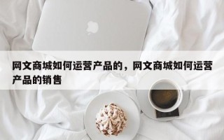 网文商城如何运营产品的，网文商城如何运营产品的销售