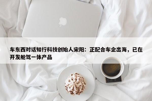 车东西对话知行科技创始人宋阳：正配合车企出海，已在开发舱驾一体产品-第1张图片-千儒阁