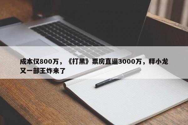 成本仅800万，《打黑》票房直逼3000万，释小龙又一部王炸来了-第1张图片-千儒阁